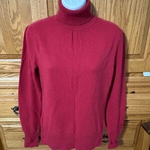 Berry colored Cashmere Turtleneck M